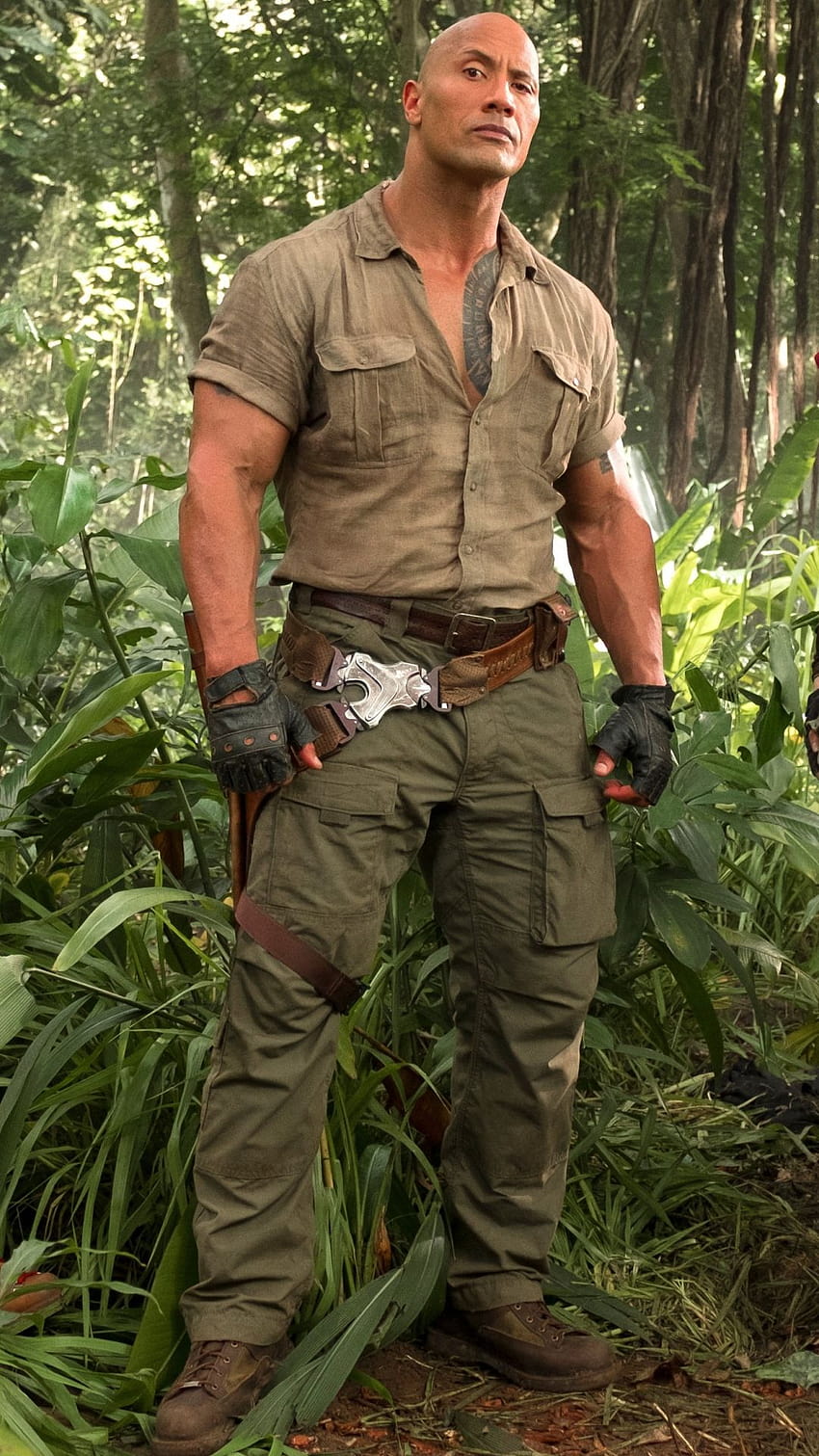 영화/쥬만지: 정글에 오신 것을 환영합니다, 드웨인 존슨 주만지 HD 전화 배경 화면