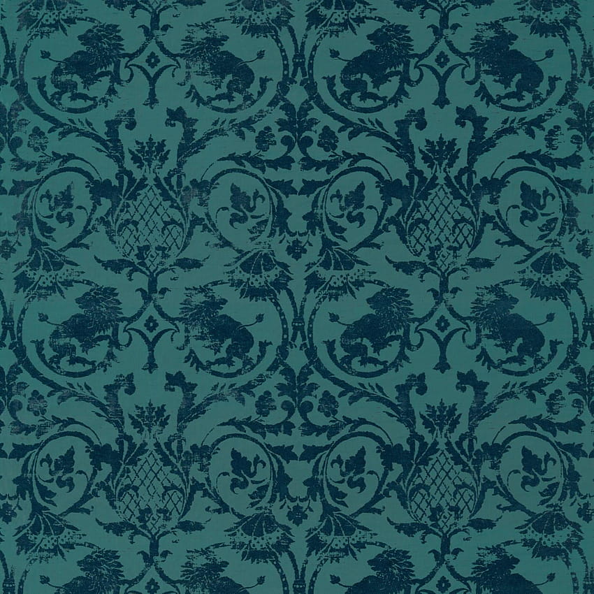 Zoffany Landseer ZPHA332692 Fabric, malachite HD phone wallpaper