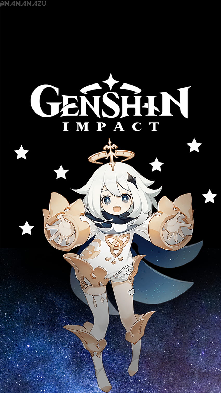 Genshin Impact Paimon Android en 2020, Genshin Impact Android fondo de pantalla del teléfono