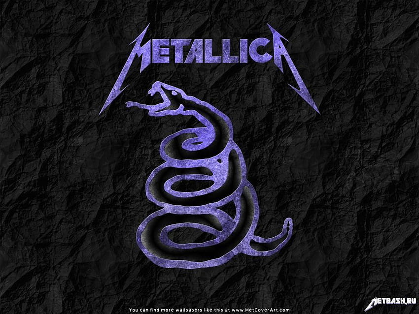 Metallica Logo, cobra metálica papel de parede HD