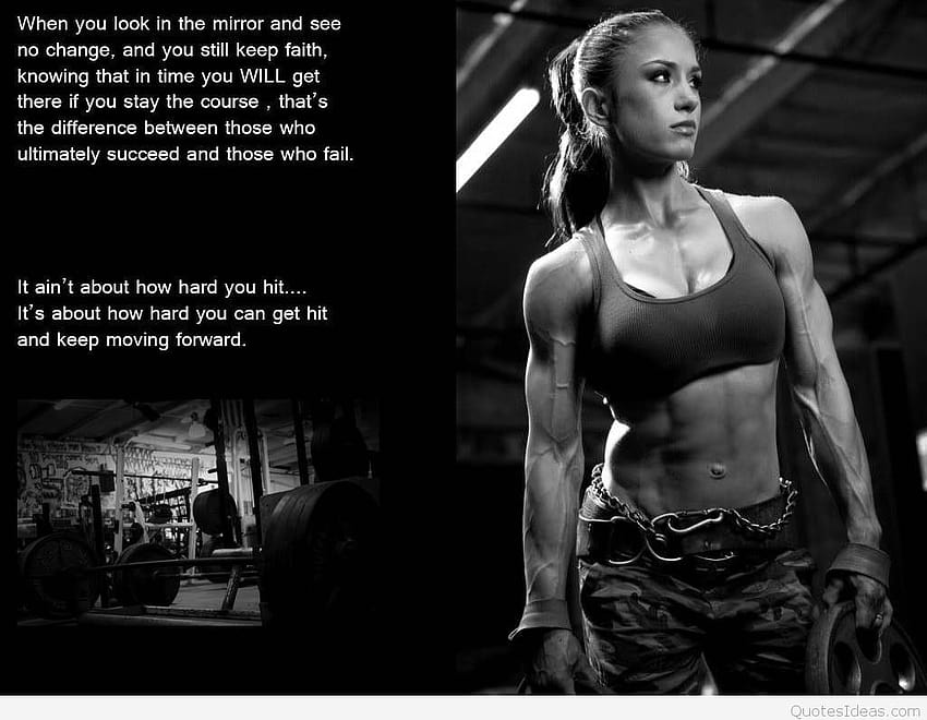 Women bodybuilding quotes, women gym body building HD wallpaper