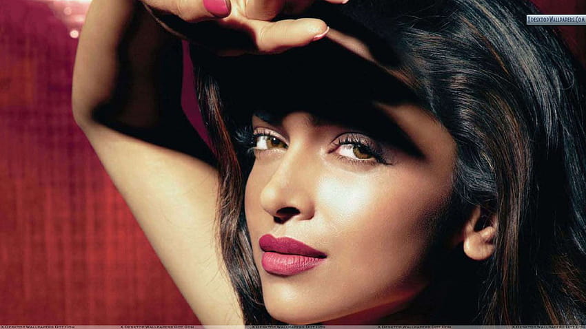 Deepika Padukone Red Lips Side Face Closeup, deepika padukone close up HD wallpaper