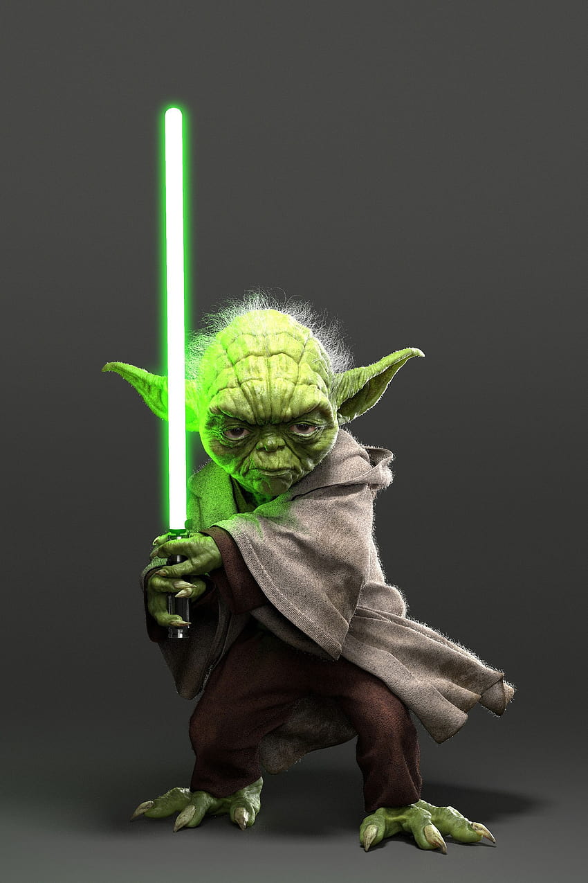 ArtStation, sabre laser Yoda Fond d'écran de téléphone HD