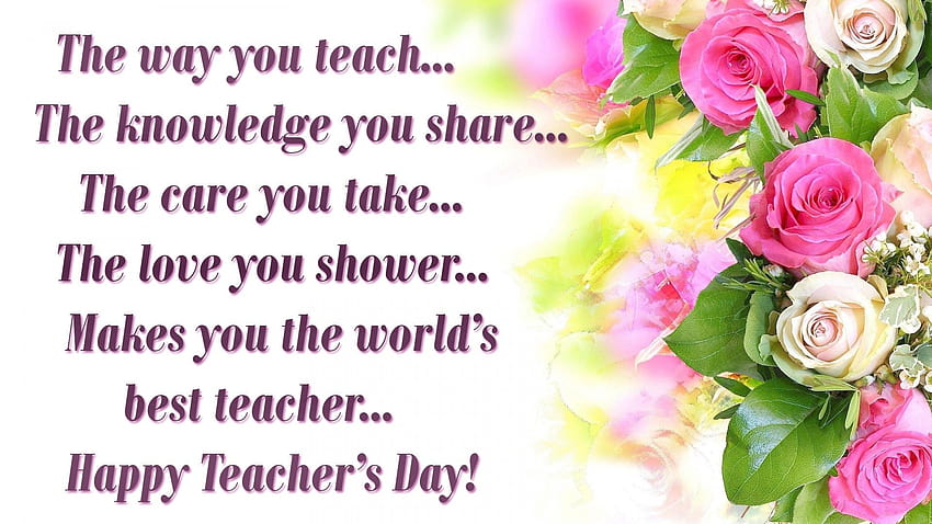 Happy Teachers Day Wishes 2018, world teachers day HD wallpaper