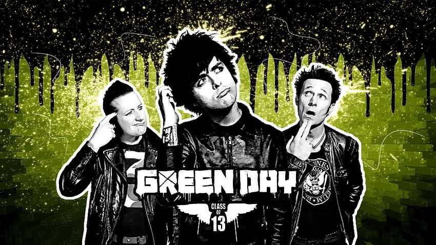 Fundos do Green Day, dia verde me acorde quando setembro terminar papel de parede HD