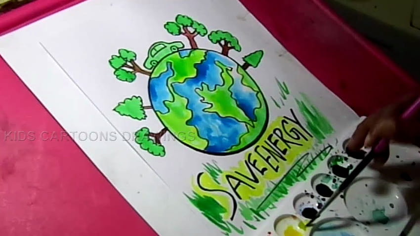 Poster painting on save energy | ✐Drawing✎ Amino-saigonsouth.com.vn