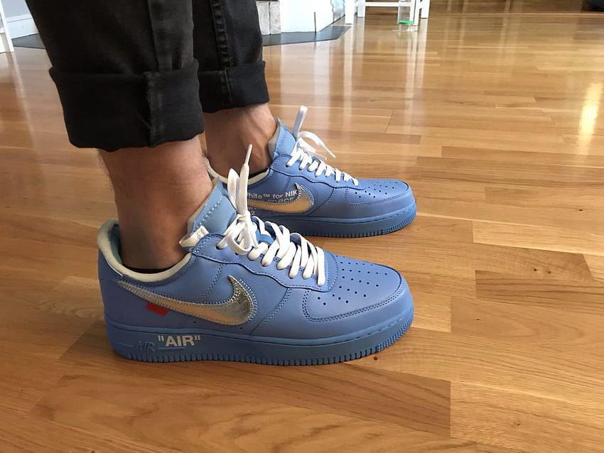 Off White Air Force 1 MCA Blue Unboxing 