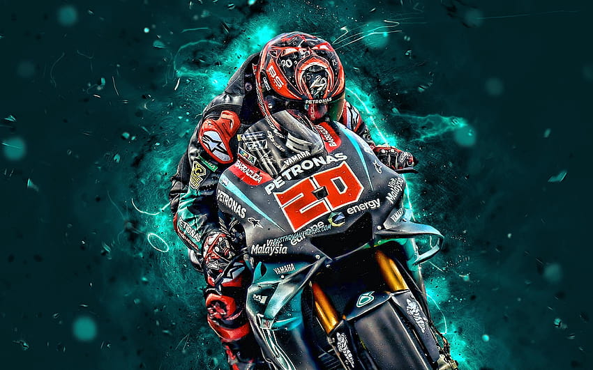Fabio Quartararo, 2019, fan art, MotoGP HD wallpaper