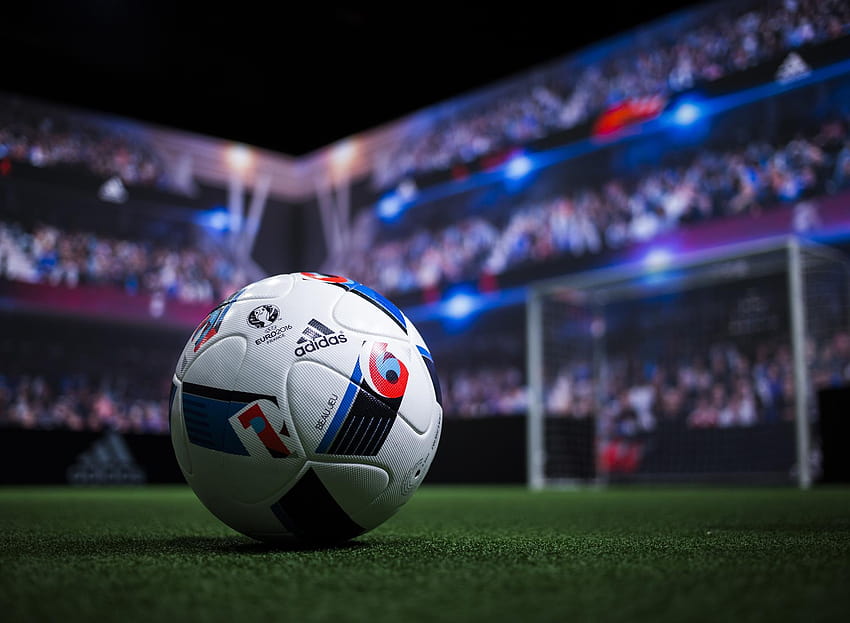 Soccer ball from Adidas, sponsor HD wallpaper