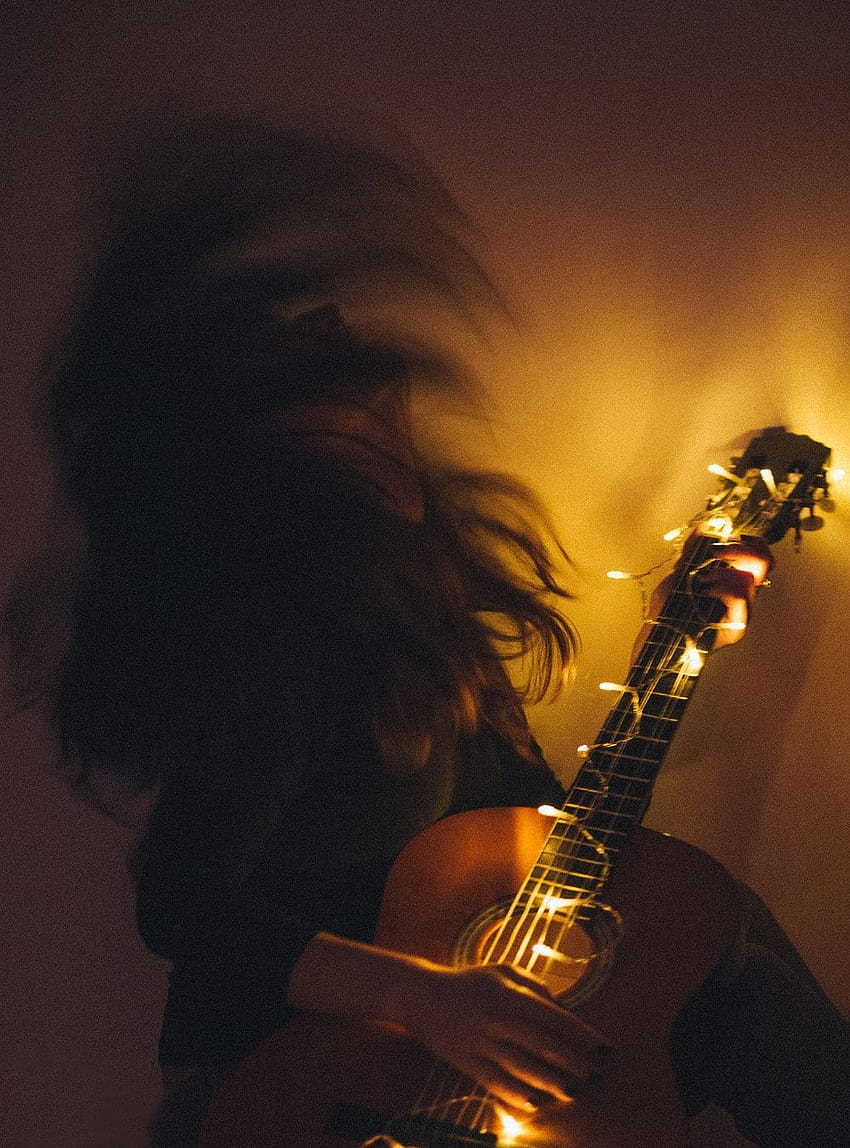 35 Girl With Guitar [HQ], women playing guitar HD phone wallpaper