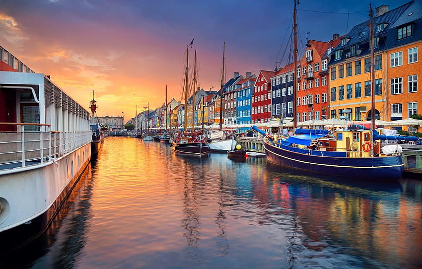 Boat, Ship, Home, Denmark, Channel, Copenhagen HD Wallpaper | Pxfuel