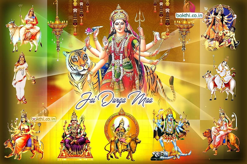Nav Durga HD wallpaper