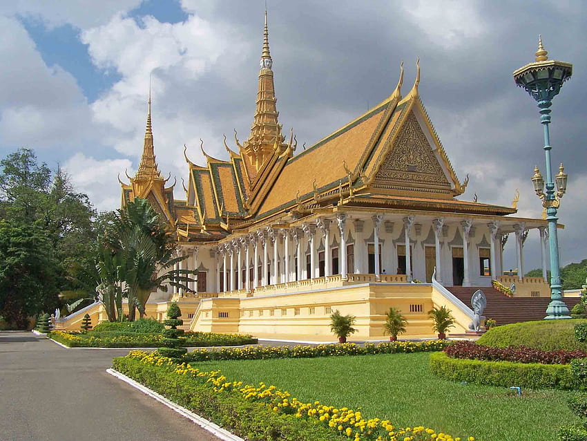 Phnom Penh Royal Palace :: Rickmann HD wallpaper
