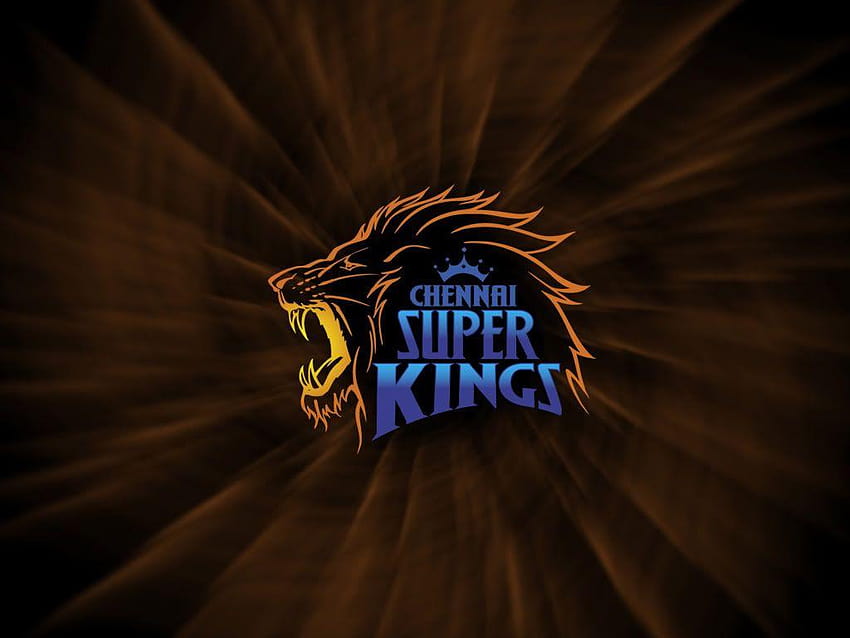 Logotipo de Chennai Super Kings, csk ipl fondo de pantalla