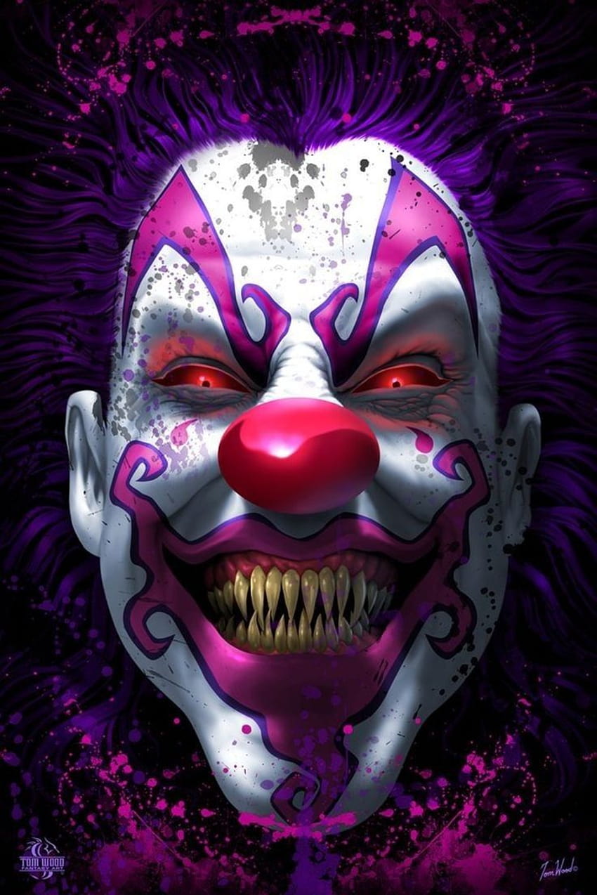 Seres oscuros scary clown, night clown HD phone wallpaper