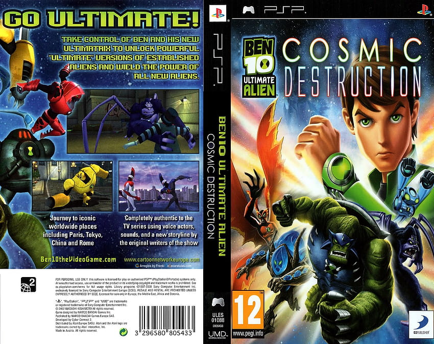 Ben 10 Ultimate Alien PS2, ben 10 Ultimate Alien, kosmiczna destrukcja Tapeta HD