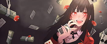 dark, anime and yumeko jabami - image #8888599 on