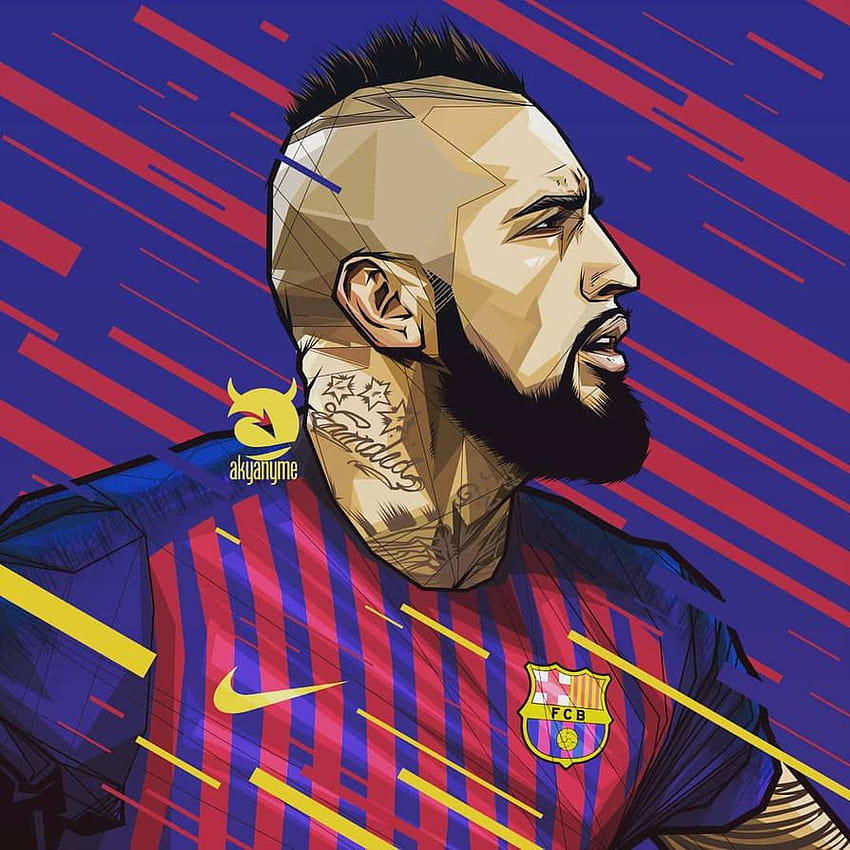 Arturo Vidal FC Barcelona nova transferência 2019 por, 2019 barcelona mobile Papel de parede de celular HD