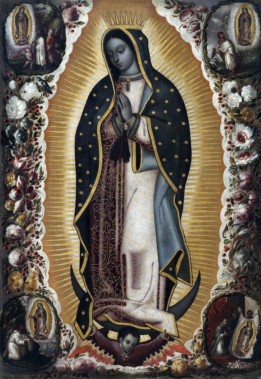 Virgin of Guadalupe – Smarthistory, mother mary and san jose HD phone wallpaper