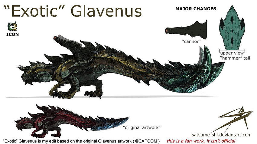 Exotic Glavenus By Satsume HD   Pxfuel   Desktop   Exotic Glavenus By Satsume Glavenus 