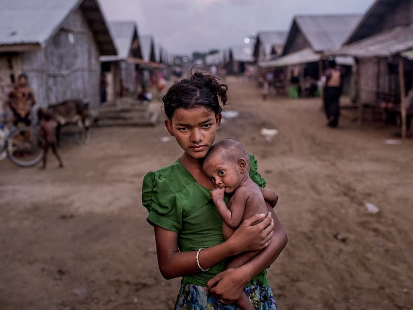 Rohingya, poor mother HD wallpaper