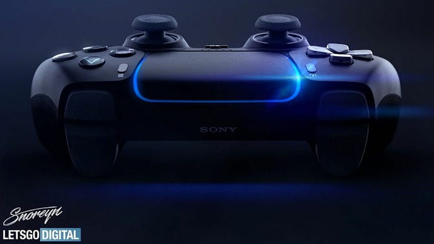 Black PS5: The concept shows the game console design that fans, ps5 controller HD wallpaper