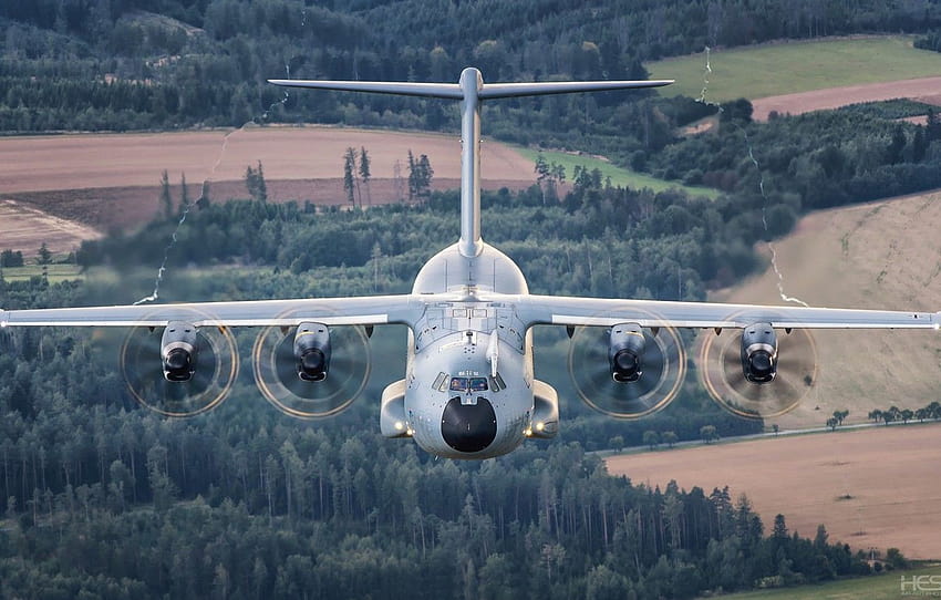 Wald, A400М, Die deutsche Luftwaffe, Airbus A400M Atlas, Militärtransportflugzeuge, Airbus Military, HESJA Air HD-Hintergrundbild