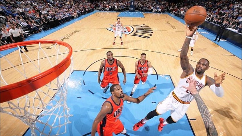 Cavs rout Thunder 115, channing frye HD wallpaper