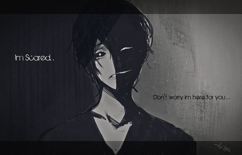 Anime Dark Boy, estetika boy anime gelap Wallpaper HD