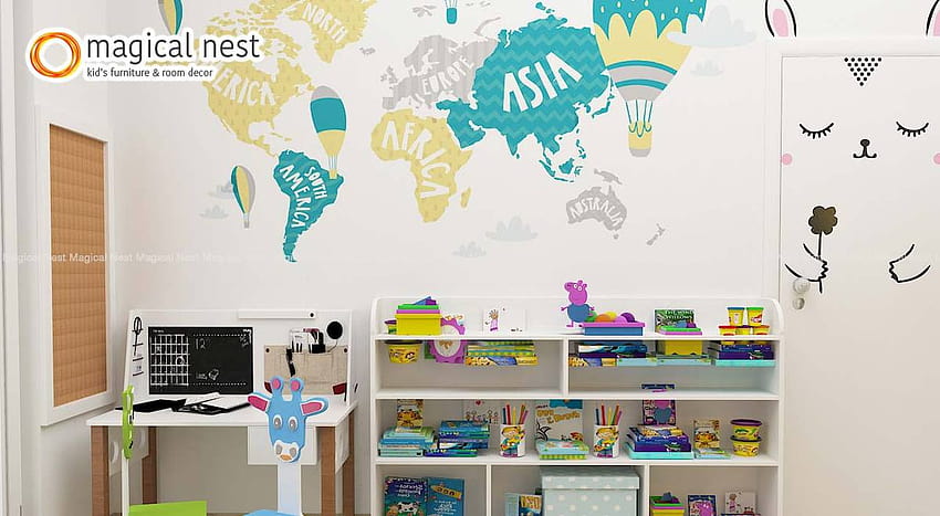 Top 15 Wall Decor Ideas for Your Kids' Room – Magical Nest HD wallpaper