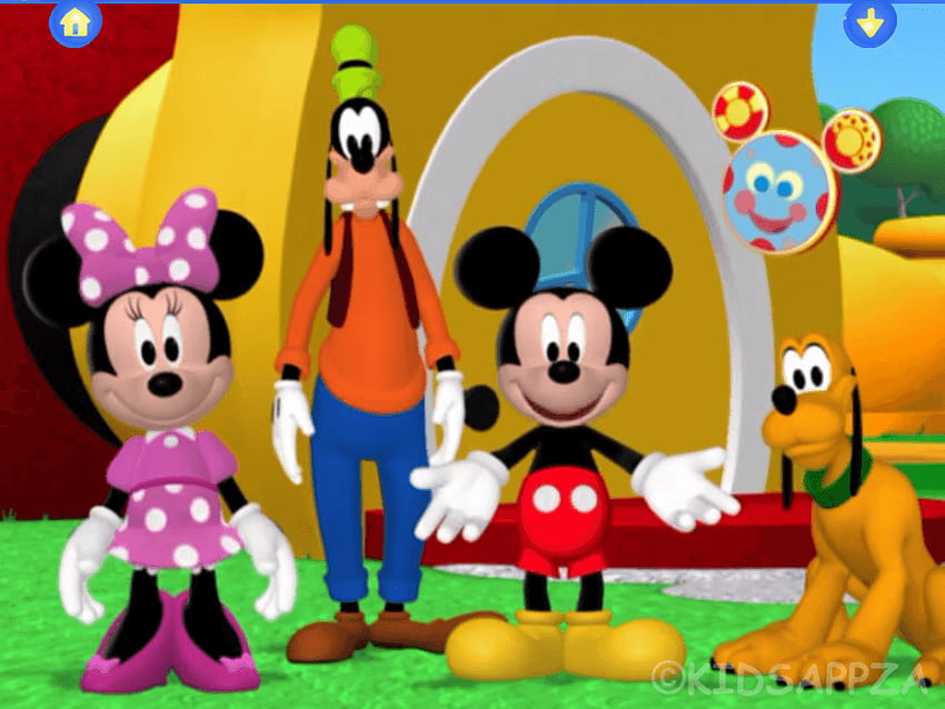 Fundos completos do Mickey Mouse Clubhouse Road Rally para papel de parede HD