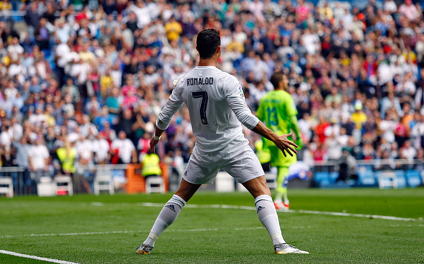 Cristiano Ronaldo, Real Madrid, tradicional, comemoração de ronaldo papel de parede HD