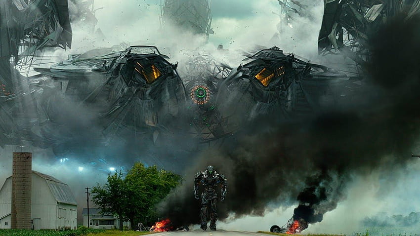 Transformers: Age of Extinction, vent du cimetière des transformateurs Fond d'écran HD