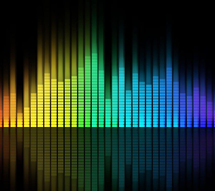Colouring Music Equalizer for the iPhone 4 HD wallpaper