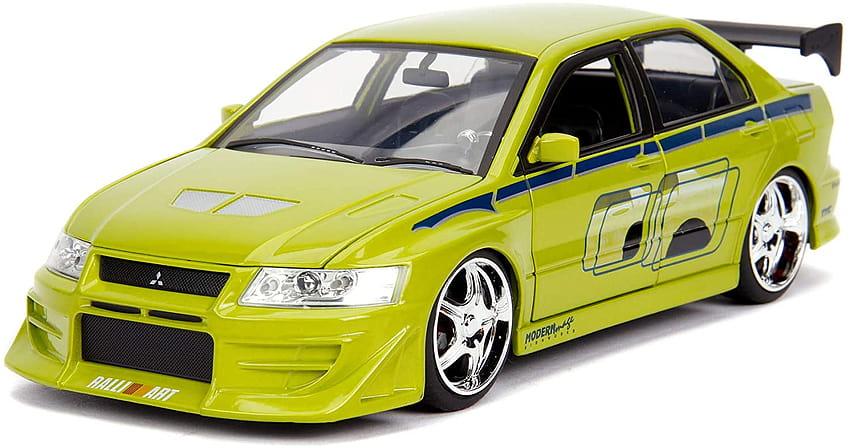 Jada Toys Fast & Furious 1:24 Brian's Mitsubishi Lancer Evolution VII Die, fast and furious mitsubishi evo HD wallpaper