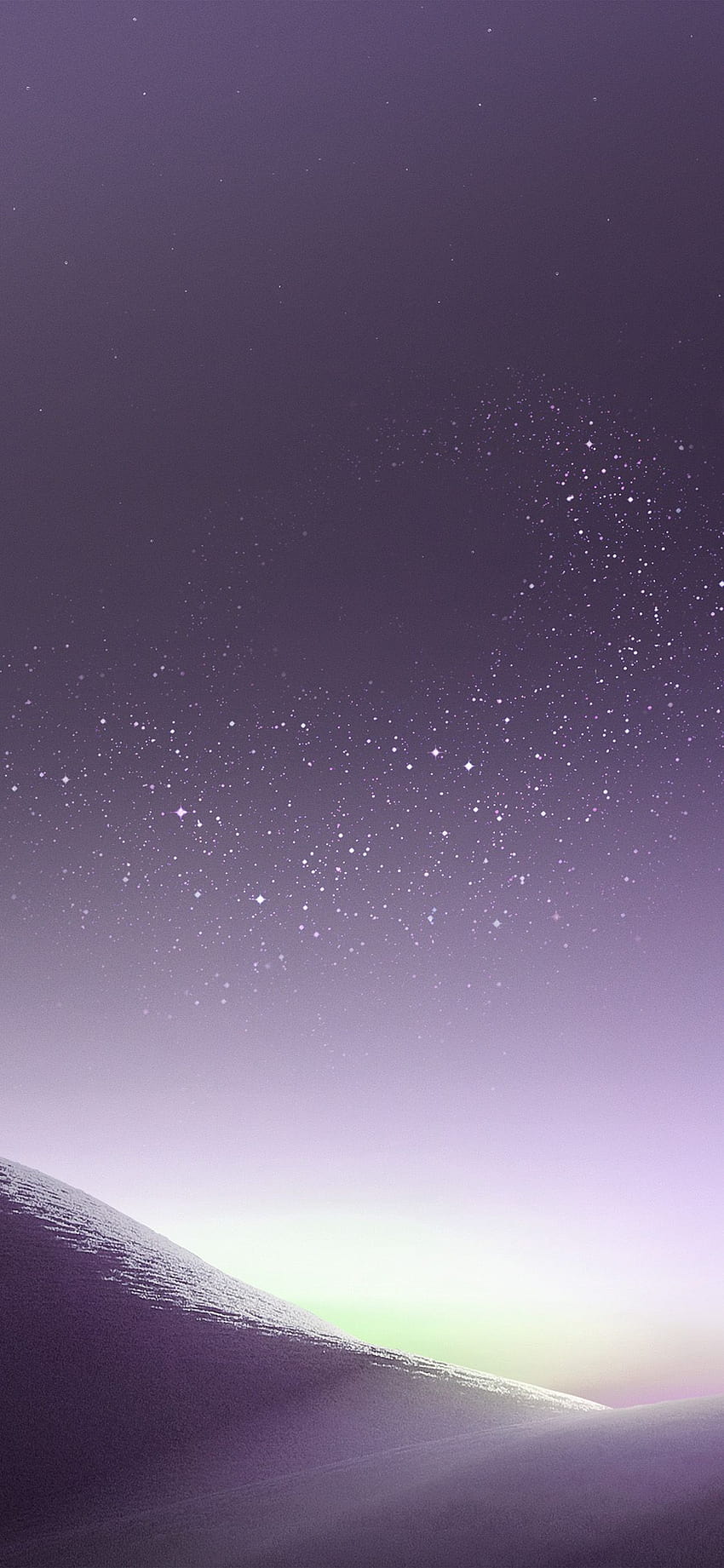 Galaxy Purple Night Sky, purple aesthetic night sky HD phone wallpaper