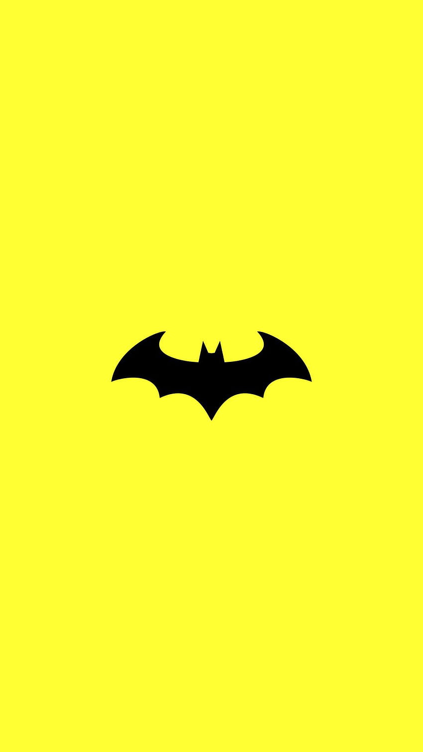Md Jainal on Batman, yellow batman sign HD phone wallpaper