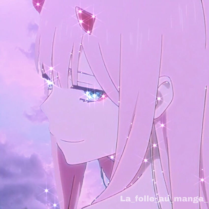 Zero Two Aesthetic, glitter zero two HD phone wallpaper | Pxfuel