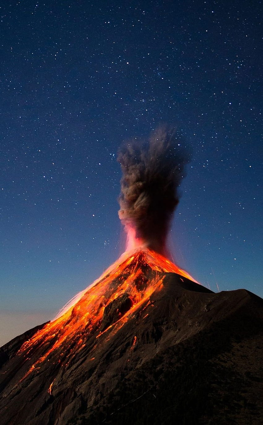 Volcan, éruption, lave, montagne, 950x1534, volcan Fond d'écran de téléphone HD