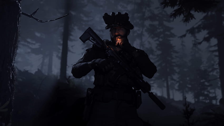 Call of Duty: Modern Warfare Captain Price Smoking, nowoczesna wojna 2019 Tapeta HD
