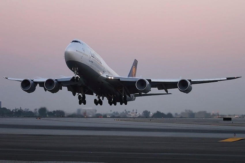 Lufthansa przynosi 747, boeing 747 8i Tapeta HD