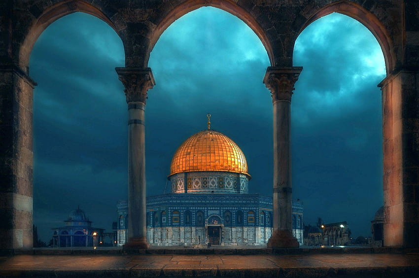 Mosque, World, Backgrounds, and, dome of the rock HD wallpaper
