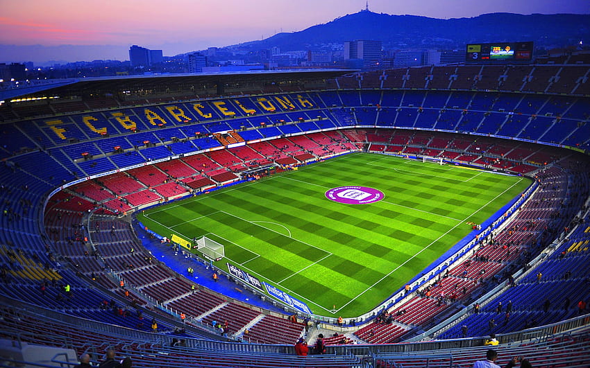 Camp Nou., estádio camp nou papel de parede HD
