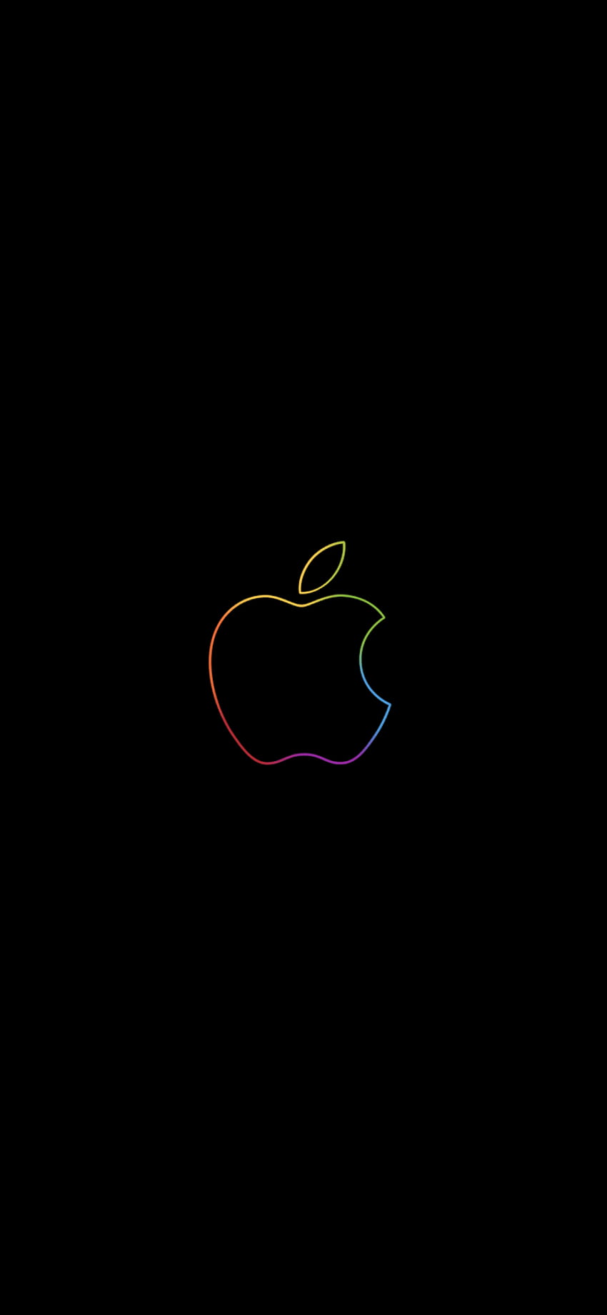 Estaremos de volta logotipo da Apple [todas as versões do iPhone] Papel de parede de celular HD