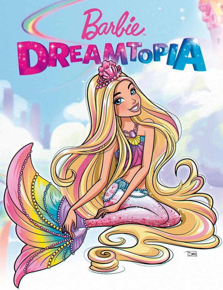 My fanart illustration of Barbie as a mermaid from Dreamtopia doll ...
