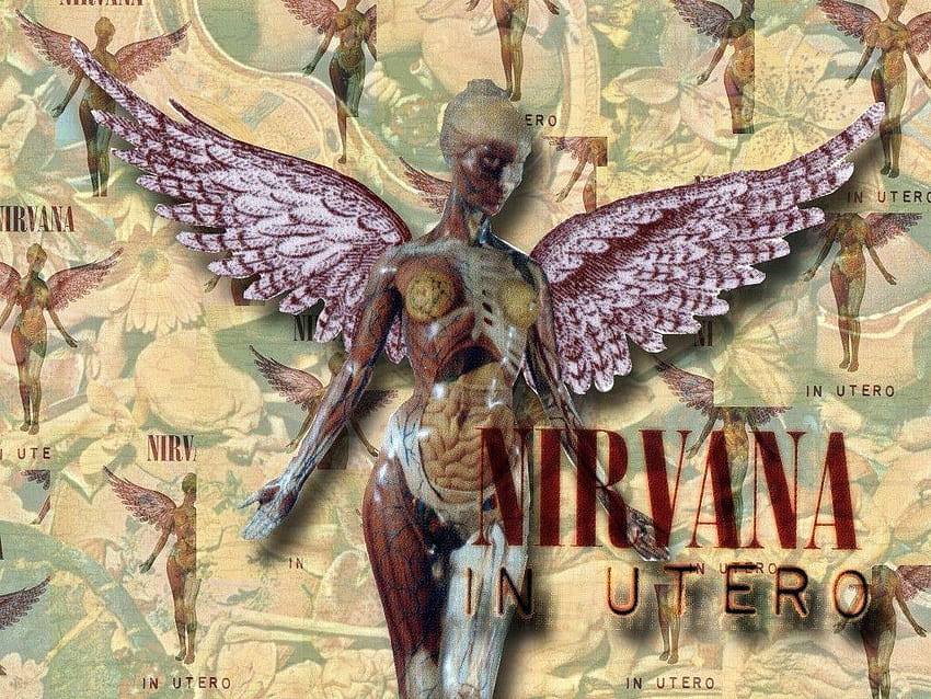 in utero  Nirvana album cover Nirvana poster Nirvana album