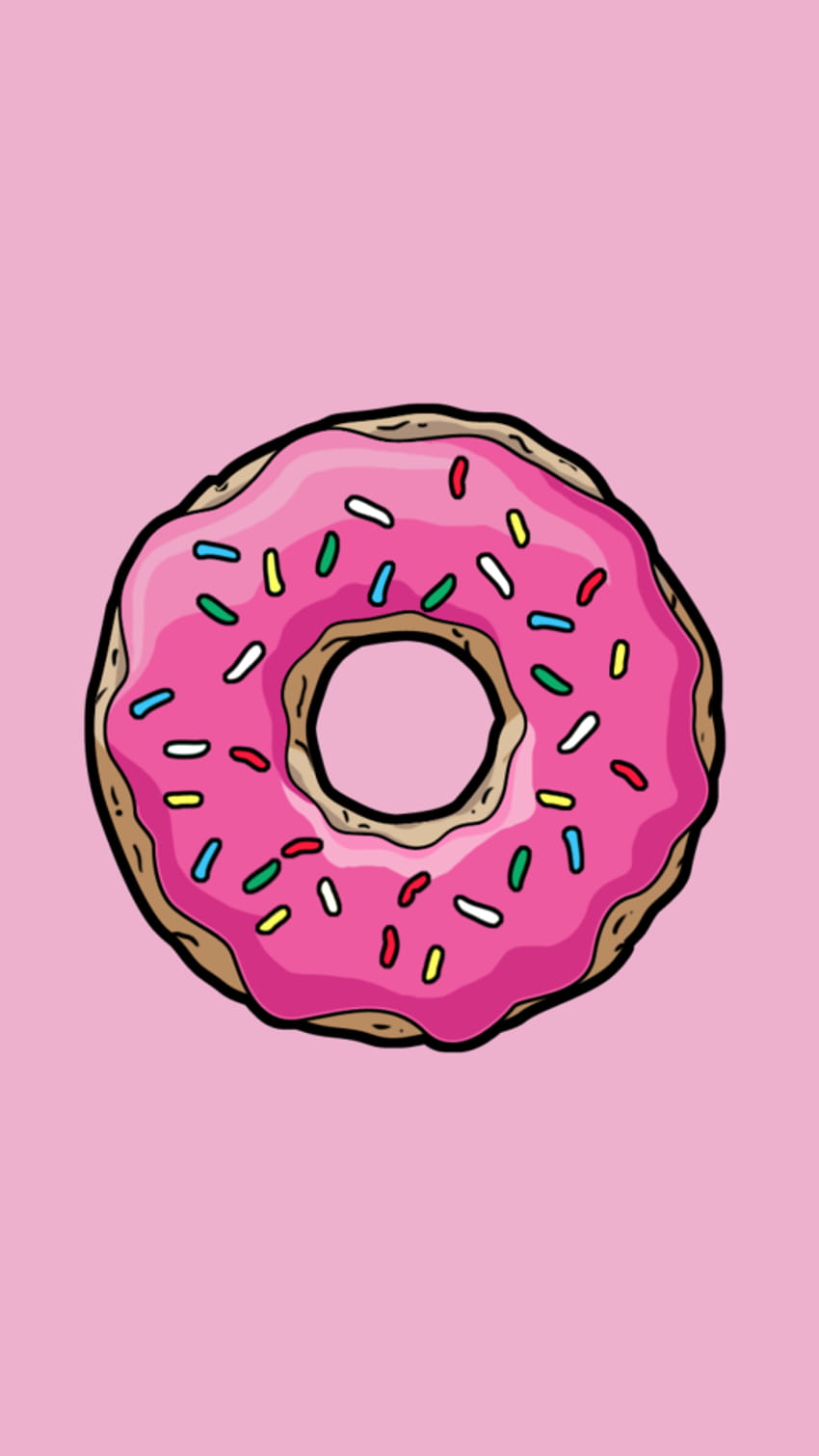 Pink Iphonr, donut drip HD phone wallpaper