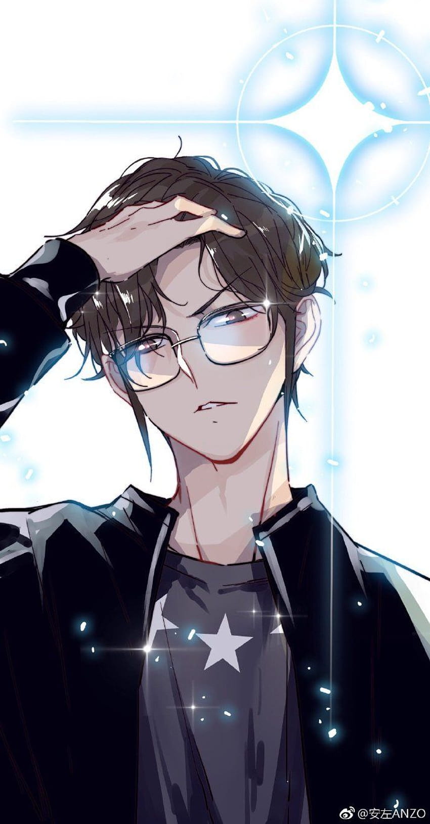 Ghim của Anton VDM trên 快看漫画, anime boy glasses HD phone wallpaper