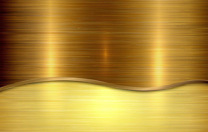 metallo, oro, metallo, piatto, oro, sezione текстуры, metallo dorato Sfondo HD