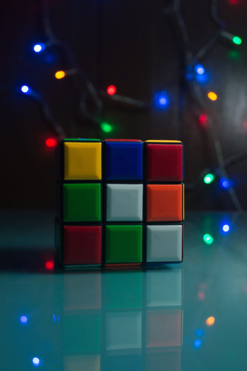 Płytkie skupienie kostki Rubika · , cubo android Tapeta na telefon HD